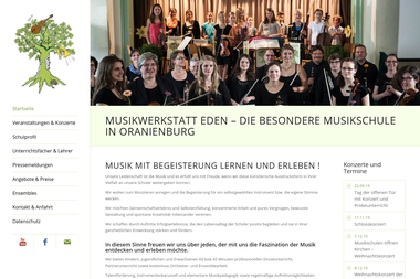 musikwerkstatt-eden.de - Musikschule Oranienburg