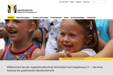 jugendmusikschule-schorndorf.de - Musikschule Schorndorf