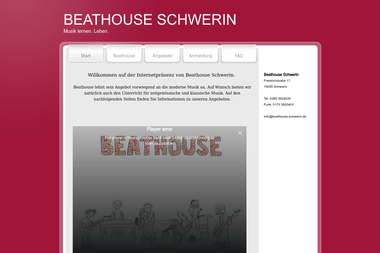 beathouse-schwerin.de - Musikschule Schwerin