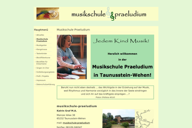 musikschule-praeludium.de - Musikschule Taunusstein
