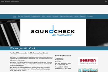 soundcheck-musikschule.de - Musikschule Usingen