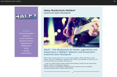 haley-musikschule.de - Musikschule Walldorf