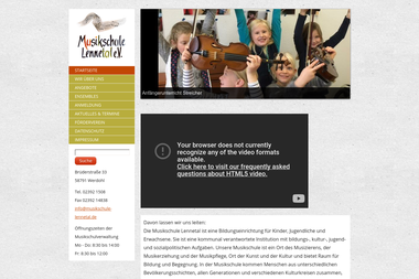musikschule-lennetal.de - Musikschule Werdohl