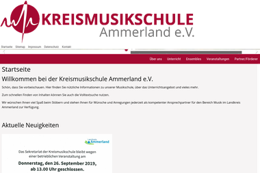 musikschule-ammerland.de - Musikschule Westerstede