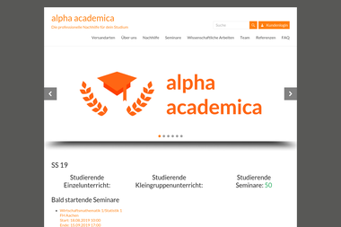 alpha-academica.de - Nachhilfelehrer Aachen