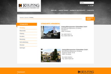 kolping-suedwestfalen.de/Standorte/Arnsberg - Nachhilfelehrer Arnsberg