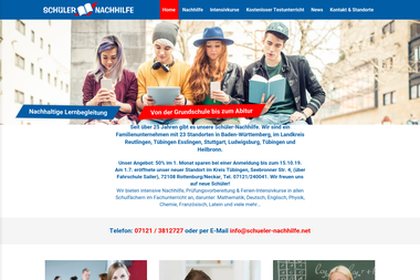 schueler-nachhilfe.net - Nachhilfelehrer Ludwigsburg