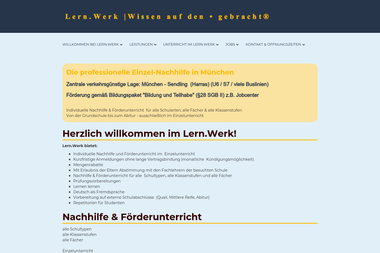 lern-werk.info - Nachhilfelehrer München