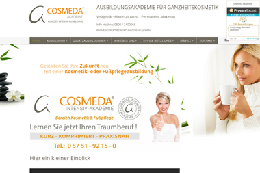 cosmeda-kosmetikschule.de - Nachhilfelehrer Rinteln