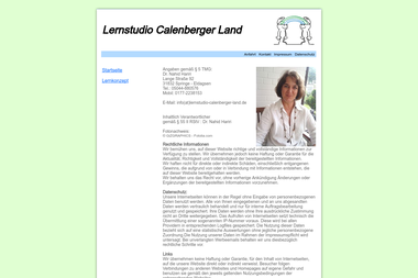 lernstudio-calenberger-land.de/impressum.php - Nachhilfelehrer Springe
