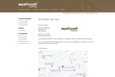 mysticnail.de/so-finden-sie-uns.php - Nagelstudio Landshut