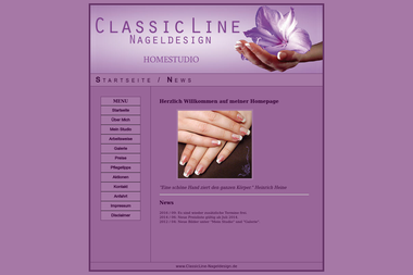 classicline-nageldesign.de - Nagelstudio Weiterstadt