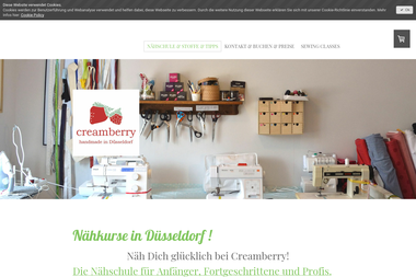 creamberry.de - Nähschule Düsseldorf