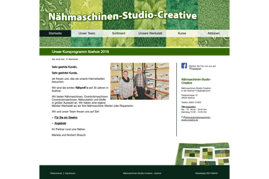 naehmaschinen-studio-creative.de - Nähschule Itzehoe