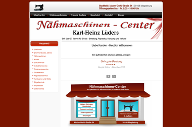 naehmaschinen-lueders.de - Nähschule Magdeburg