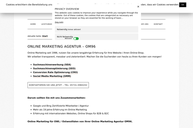 om96.de - Online Marketing Manager Bad Oeynhausen
