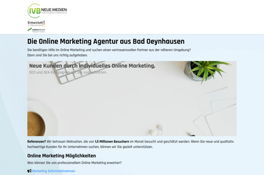 ivbnm.de - Online Marketing Manager Bad Oeynhausen