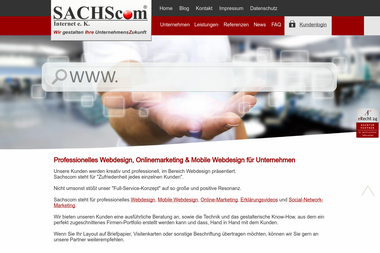 sachscom.de - Online Marketing Manager Delitzsch