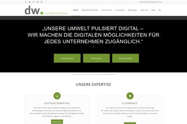 dw-curatedsolutions.de - Online Marketing Manager Essen