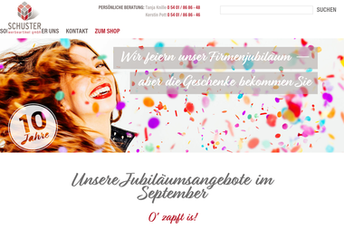 schuster-werbeartikel.de - Online Marketing Manager Georgsmarienhütte