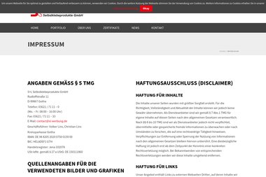 sl-werbung.de/impressum - Online Marketing Manager Gotha