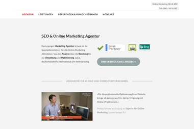 agentur-schade.de - Online Marketing Manager Leipzig
