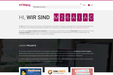 trimexa.de - Online Marketing Manager Leverkusen