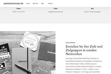 patrickschumann.de - Online Marketing Manager Ludwigsburg
