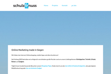 schulz-nuss.de - Online Marketing Manager Netphen