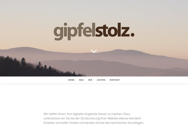 gipfelstolz.de - Online Marketing Manager Passau