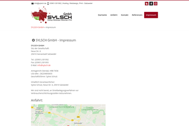 sylsch.de/impressum-sylsch-gmbh - Online Marketing Manager Salzwedel
