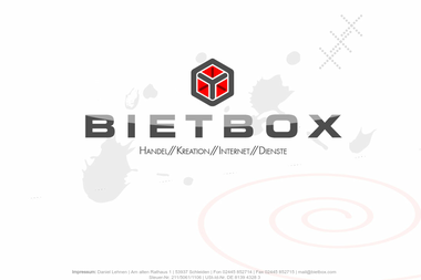 bietbox.com - Online Marketing Manager Schleiden