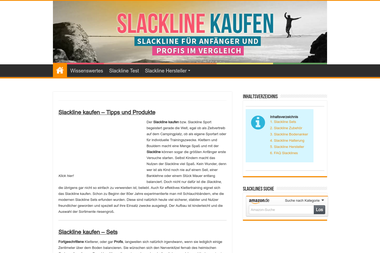 slakline-kaufen.de - Online Marketing Manager Schweinfurt