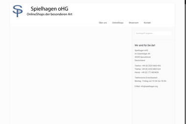 spielhagen.org - Online Marketing Manager Sprockhövel