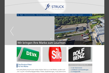 struck-lichtwerbung.de - Online Marketing Manager Steinheim