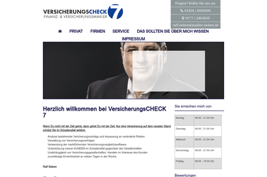 versicherungsmakler-sieben.de - Online Marketing Manager Wegberg