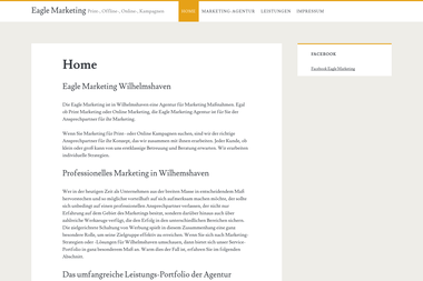 eagle-marketing.de - Online Marketing Manager Wilhelmshaven