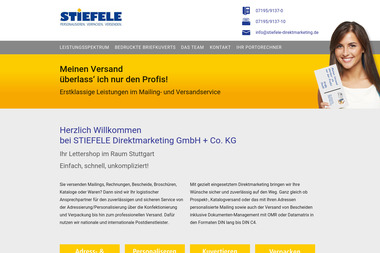 lettershop-stiefele.de - Online Marketing Manager Winnenden
