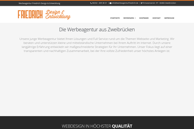 friedrichde.de - Online Marketing Manager Zweibrücken
