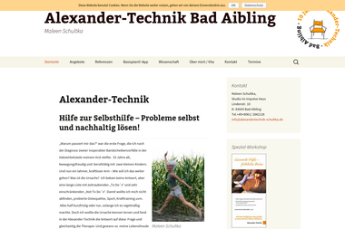 alexandertechnik-schultka.de - Personal Trainer Bad Aibling