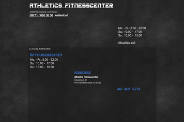 athletics-fitnesscenter.de - Personal Trainer Bad Neustadt An Der Saale