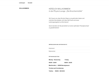 physiolounge-die-knochenmuehle.com - Personal Trainer Barsinghausen