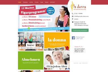 figurstudio-ladonna.de - Personal Trainer Bietigheim-Bissingen