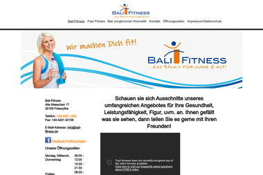 bali-fitness.de - Personal Trainer Friesoythe