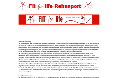 fit-for-life-uebach.de/kontaktdaten.html - Personal Trainer Übach-Palenberg