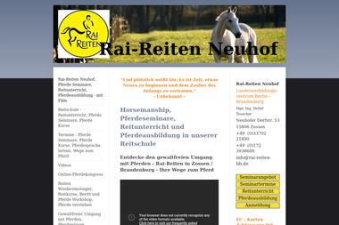 rai-reiten-bb.de - Personal Trainer Zossen