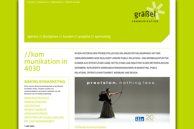 graessel-kommunikation.de - PR Agentur Erlangen