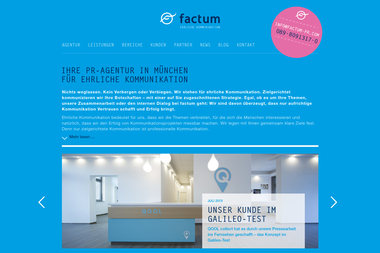 factum-pr.com - PR Agentur München