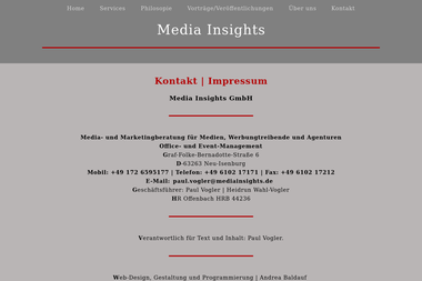 mediainsights.de/kontakt.html - PR Agentur Neu-Isenburg