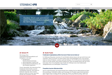 steinbach-pr.de - PR Agentur Troisdorf